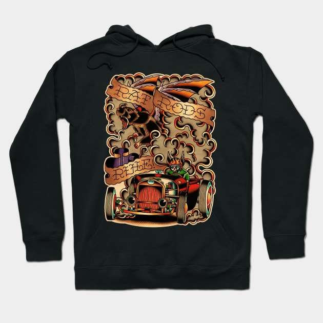 Hot Rod Hoodie by Don Chuck Carvalho